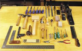 assorted woodwork tools